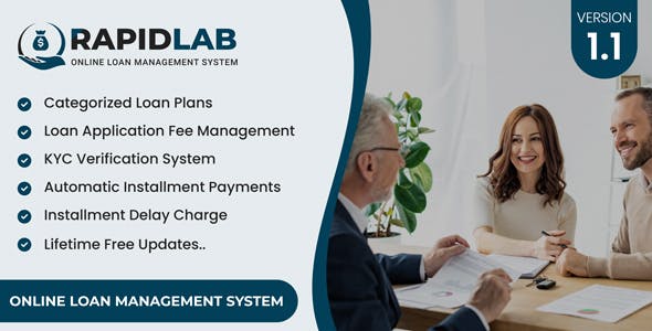 RapidLab - Online Loan Management System