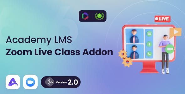Academy LMS Zoom Live Streaming Class Addon