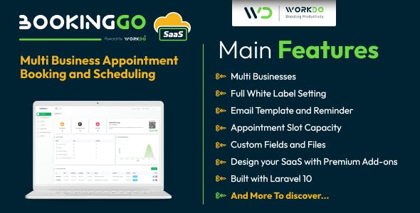 BookingGo SaaS - Multi Business Appointment Booking and Scheduling