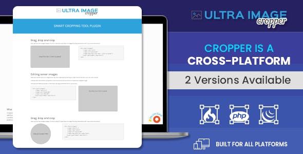 Ultra Image Cropper – Smart Cropping Tool Plugin built on PHP (CorePHP and Codeigniter) Script