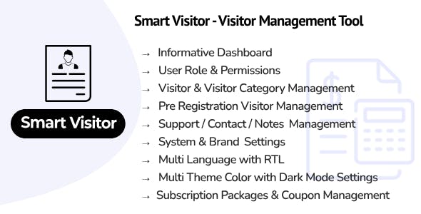 Smart Visitor SaaS - Visitor Management Tool