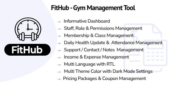 FitHub SaaS - Gym Management Tool
