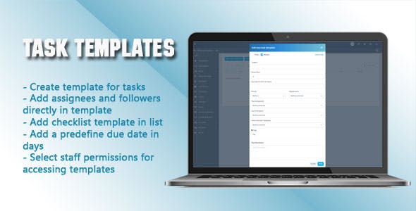 Task Templates for Perfex CRM