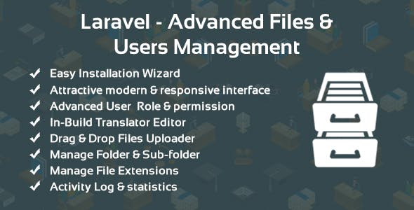 Laravel - Advanced Files & Users Management