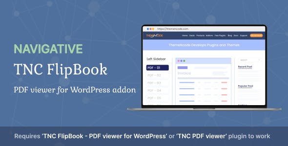Navigative - TNC FlipBook - PDF viewer for WordPress Addon