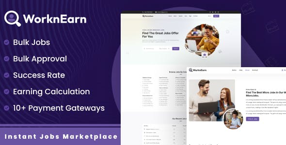 WorknEarn - Instant Jobs Marketplace
