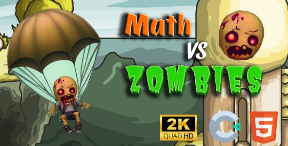 Math vs Zombies | Educational maths game (construct 3)