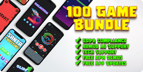 100 Games Dream Bundle - Android Games for Reskin and Publishing